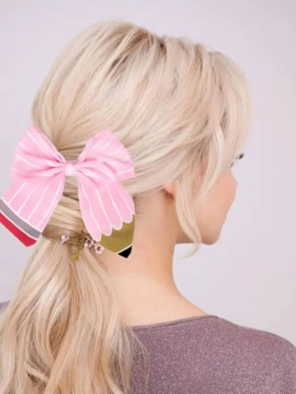 3 Pcs Back to School Pencil Hair Bows Clips Headband Set